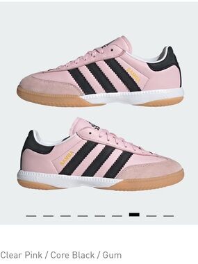 NWT Adidas Samba Sneakers - Clear Pink & Core Black